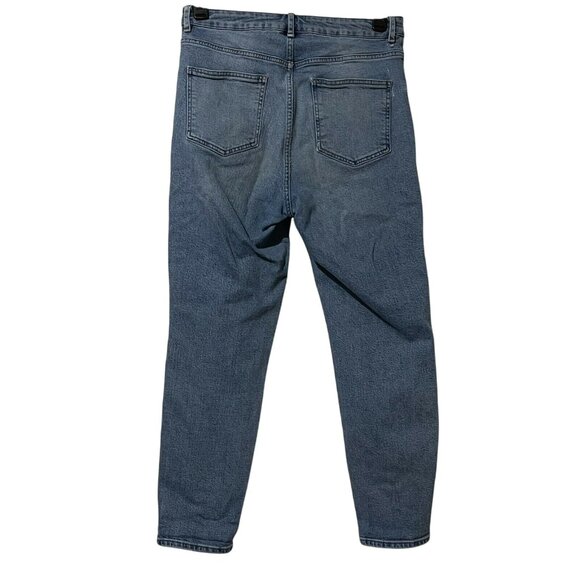 Asos Light Blue Denim Jeans Size 32” Waist 30” Inseam Cotton & Elastane - Picture 4 of 8